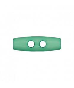 Carte de 2 boutons Tonneaux Vert pomme 30mm - Union Knopf Vert Pomme