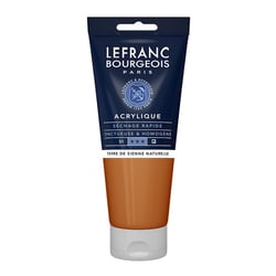 Peinture acrylique - Terre sienne naturelle - 482 - Fine - Lefranc Bourgeois - Tube 200ml