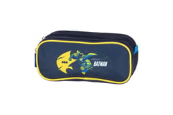 Trousse scolaire Batman – Bleu marine/Jaune – FOREVER – 2 compartiments