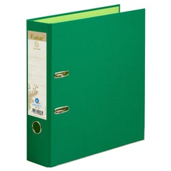 Classeur à levier rembordé papier Dos 80mm Forever - A4 - Vert foncé - x 10 - Exacompta