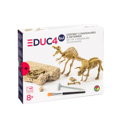 Coffret 2 dinosaures à déterrer Oxybul