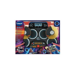 Batterie électronique VTech Kidi DJ Drums noire pour enfants