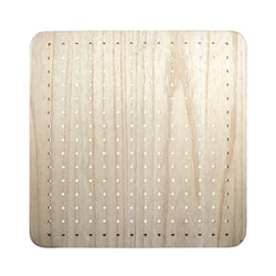 MDF Board plaqué, nature, 40x40x2,5cm, y compris suspension