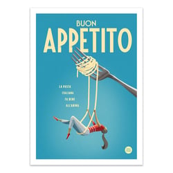 Affiche 30x40 cm - Buon appetito - Mark Harrison
