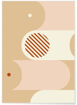 Affiche Abstract Composition 5 | A3 : 29,7x42cm