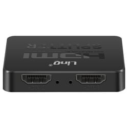 LinQ Duplicateur HDMI 4K Ultra HD sur 2 Écrans Simultanés Noir