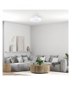 PLAFONNIER WIFI VENTILATEUR RGB ET BT MUSIQUE SIROCO KSIX