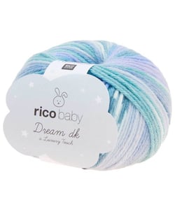 Fil à tricoter Rico RICO BABY DREAM LUX TOUCH - Rico Design 19 Petrole