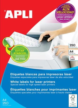 ETIQ.LASER BLANC 99.1x33.9 BTE