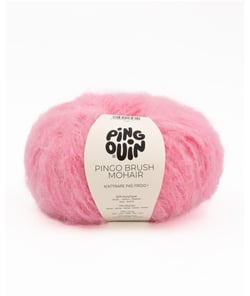 Pelote de Laine et Mohair à tricoter PINGO BRUSH MOHAIR - Phildar Rose Candy