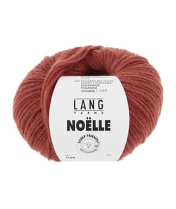 Pelote de laine à tricoter NOËLLE - Lang Yarns 87 Marron