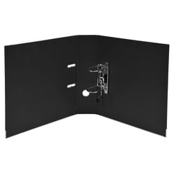 Classeur à levier Prem'Touch intérieur et extérieur en polypropylène - Dos 80mm - A4 maxi - Noir - x 10 - Exacompta