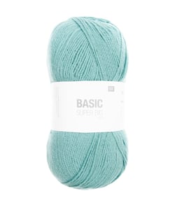 Pelote de Laine à tricoter Basic SUPER BIG ARAN - 400GR - RICO Design 04 Vert