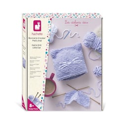 Bonnet a Tricoter Petit Chat Violet – Jura Toys