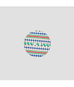 Bouton polyester Thème Hiver 2 trous 23mm - Prym 0090 Multicolore