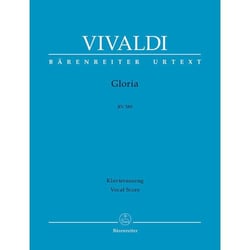 Partition musicale Vivaldi - Gloria RV 589 - Choeur et Piano - Bärenreiter Verlag