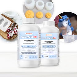 1 Kg Pure Mold 20 shore A – Silicone Universel pour Sculptures et Objets Artistiques