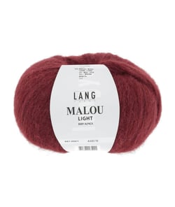 Pelote d'Alpaga et laine MALOU LIGHT - LANG YARNS 61 Rouge