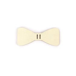 Graine Créative - Noeud papillon en bois à customiser 12 cm