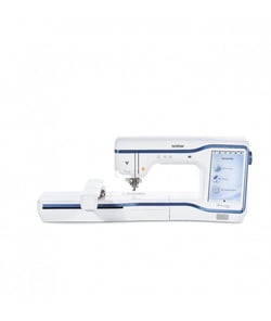 Machine à broder Stellaire Innov-is XE1 Brother - Performance, rapidité et qualité de broderie exceptionnelles Blanc