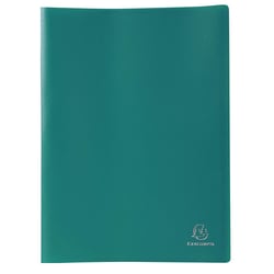 Porte-vues - 160 vues - 80 pochettes - Vert - A4 - Souple - Exacompta