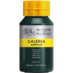 Peinture Acrylique en pot vert phtalo 500ml - Winsor & Newton