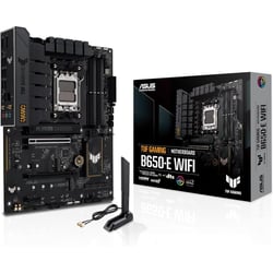 Carte mère Asus TUF GAMING - B650-E WIFI - Composants militaires - Noir/Orange vif - 30,5 x 24,4 cm