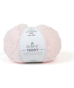 Pelote de laine layette TEDDY - DMC 319 Rose