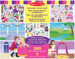 200 autocollants réutilisables - Princesses - Melissa & Doug