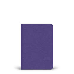 Le cahier Poche - Pages pointillées - Violet - 105 x 150 mm - Made in France