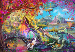 Puzzle 1000 pièces - Festival d'Automne au Château - Bluebird Puzzle