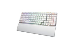 Clavier mécanique Asus ROG Strix Scope II 96 Wireless - ABS - Blanc - 37,7 x 13,1 x 4,0 cm