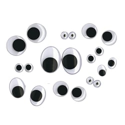 Yeux mobiles, assortis, 100 pces