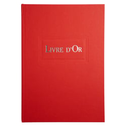 Livre d'or 1M 297x210 - Rouge - Le Dauphin