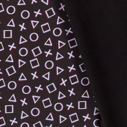Tissu Softshell Digital Games sur fond Noir