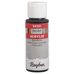 Peinture Acrylic, flacon 59 ml, noir