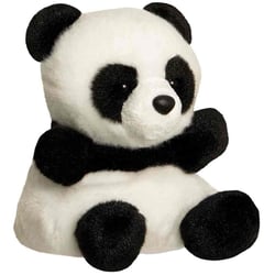 Peluche AURORA - Panda - 13 cm - plastique recyclé