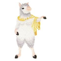 Ecusson thermocollant animaux statue lama 6,5cm x 3,5cm