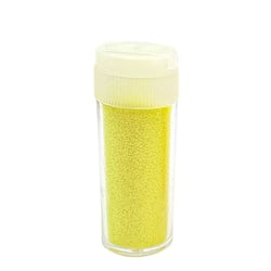 MégaCréa DIY - Tube paillettes biodégradables Jaune 9 g