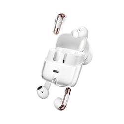 Ecouteurs Bluetooth Sans Fil Stéréo Léger Latence Faible Étanche Gaming Blanc YONIS