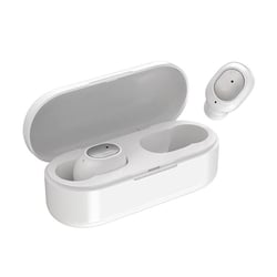Ecouteurs Bluetooth 5.0 Stéréo Sans Fil Sport Avec Réduction De Bruit Blanc YONIS
