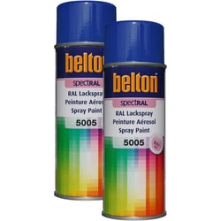 Lot de 2 sprays de peinture Belton Spectral RAL5005 Bleu de sécurité 400ml