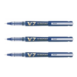 Stylo roller rechargeable Pilot - Hi-TechPoint V7 Begreen - Encre liquide bleue - Pointe moyenne