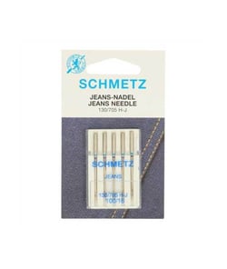 Aiguilles Universelle Jeans - Dimension 100/16 - 130/705H-J - 5 pces - SCHMETZ Bleu
