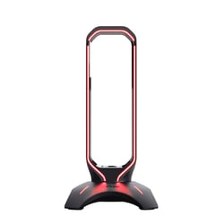 Trust Support pour Casque Éclairé RVB GXT265 Cintar avec deux Ports USB Noir