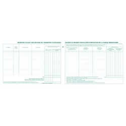 Piqûre Garagistes - Occasion intérieur & Export - avec registre de comparaison -texte FR - 80 pages - Blanc - Exacompta