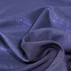 Tissu Viscose irisé Ela Bleu nuit