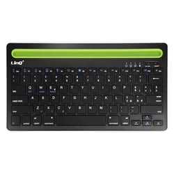 LinQ Clavier sans fil QWERTY , Compatible iOS / Android / Windows Noir