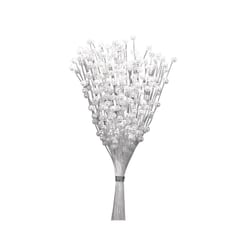 Faisceau de perles, par 72, blanc, 11cm, 1 pce