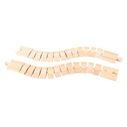 Rails – Crazy Track Rails flexible en bois - Bigjigs Toys